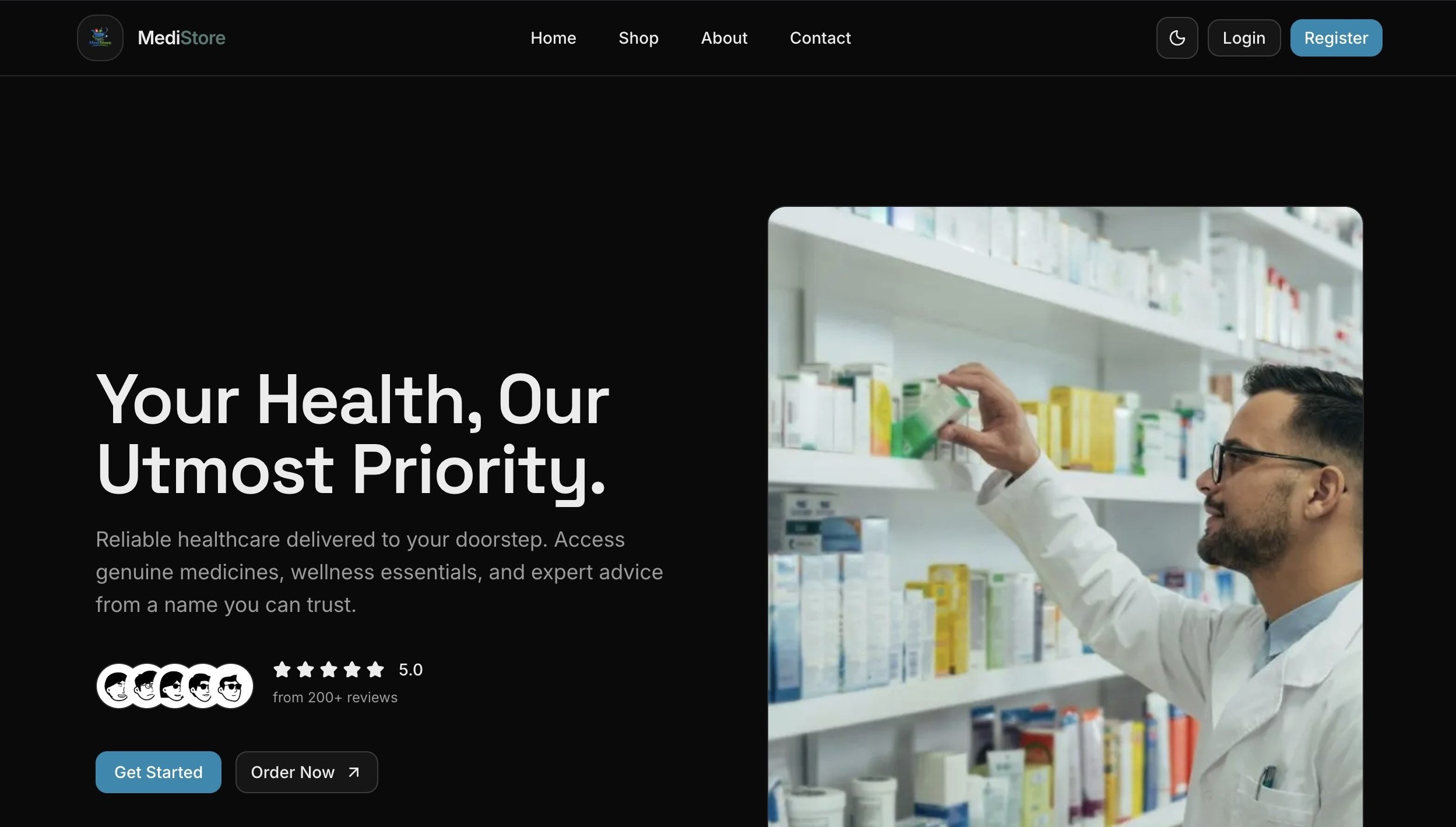 View Medi-Store project